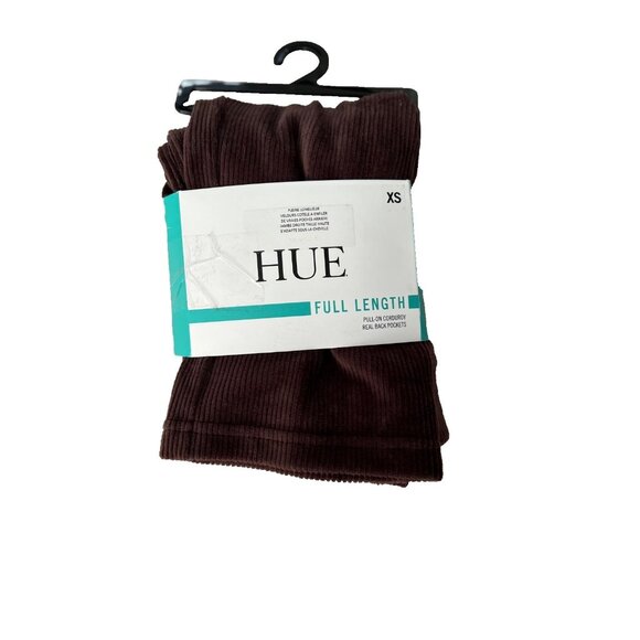 HUE U24329 Corduroy Pants in Coffee Bean ( XS ) - Picture 4 of 5